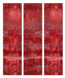 Paraván červená zástěna Velikost (šířka x výška): 135x172 cm