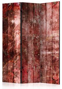 Paraván červené dřevo Velikost (šířka x výška): 225x172 cm