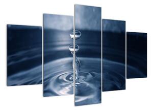 Obraz kapky vody (150x105cm)