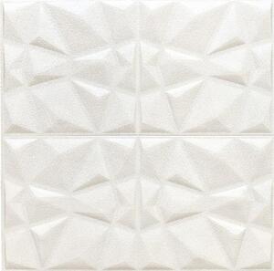 Samolepící pěnové 3D panely 0005, rozměr 70 x 70 cm, diamant bílý, IMPOL TRADE