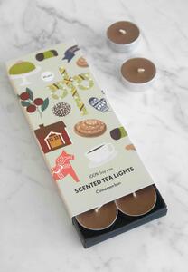 Pluto Sada vonných čajových svíček Cinnamon Bun - 10 ks PL138