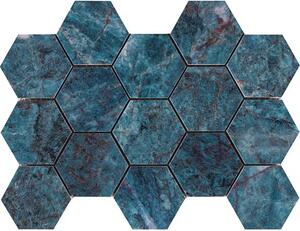 EBS Lux hexagon 22,5x32,5 kionia azzuro lesklý
