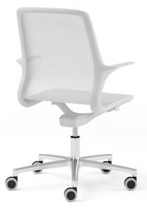 Designová pracovní židle GRACE WHITE