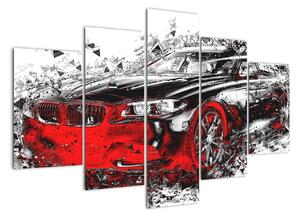 Obraz automobilu - moderní obraz (150x105cm)