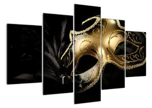 Karnevalová maska - moderní obraz (150x105cm)