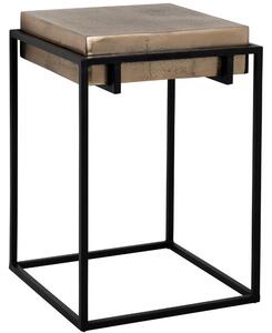 Mosazný kovový odkládací stolek Richmond Calloway 42 x 42 cm