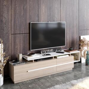 TV stolek/skříňka Pria (cordoba + bílá). Akce -26%