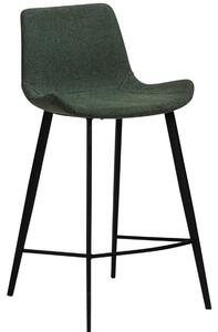 ​​​​​Dan-Form Tmavě zelená látková barová židle DAN-FORM Hype 65 cm