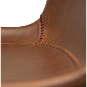 ​​​​​Dan-Form Vintage hnědá koženková barová židle DAN-FORM Hype 65 cm