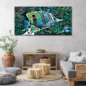 Obraz na plátně Obraz na plátně Abstrakce zvířat ryby