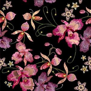 Samolepící fólie 45 cm x 5 m GEKKOFIX 14063 růžová orchidej černo-niklová samolepící tapety
