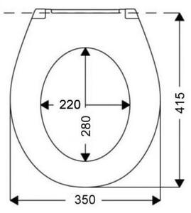 Ideal Standard Eurovit WC sedátko Soft-close W301801