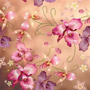 Samolepící fólie 45 cm x 5 m GEKKOFIX 14057 růžová orchidej niklová samolepící tapety