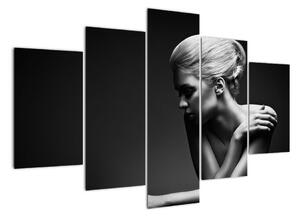 Černobílý obraz ženy (150x105cm)