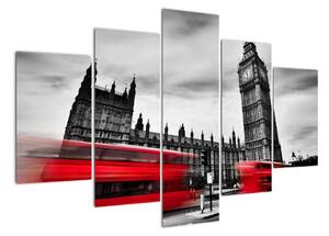 Moderní obraz - centrum Londýna (150x105cm)