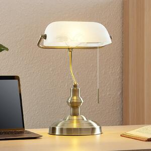 Lindby Profina, stolní lampa, bronz