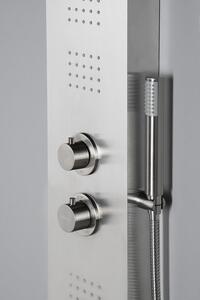 Sapho, PRESTIGE sprchový panel s termostatem. baterií 200x1400 mm, nerez, WN337