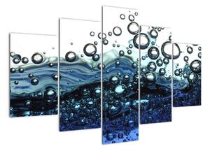 Obraz vodních bublin (150x105cm)