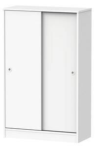 Komoda s posuvnými dveřmi TIBET; 2 varianty Barva: bílá