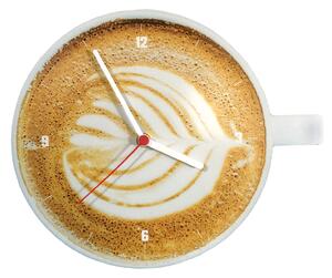 Nástěnné hodiny Caffee Cappuccino