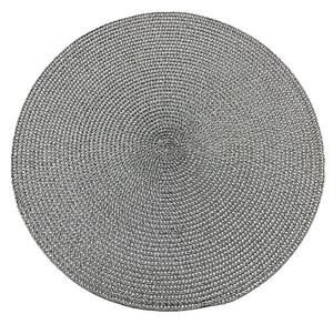 Jutové dekorativní prostírání na stůl 35870905 RATAN šedé 37 cm, IMPOL TRADE