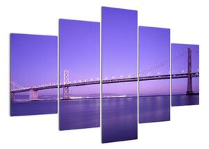 Obraz dlouhého mostu (150x105cm)