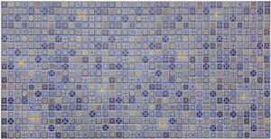 Obkladové panely 3D PVC TP10027076, rozměr 955 x 480 mm, fialová mozaika, GRACE