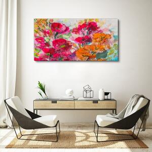 Obraz na plátně Obraz na plátně Abstraktní akvarel květiny