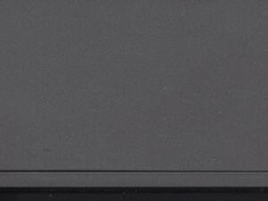 Scandi Černá kovová nástěnná police Cissy 30 x 60 cm
