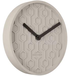 Present time Šedé betonové nástěnné hodiny Aniko 31 cm
