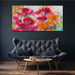 Obraz na plátně Obraz na plátně Abstraktní akvarel květiny