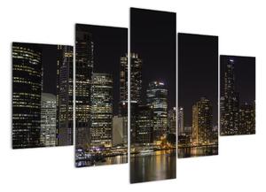 Obraz nočního velkoměsta (150x105cm)