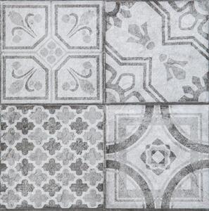 Vinylové samolepící podlahové čtverce Classic 274-5043, rozměr 30,5 cm x 30,5 cm, Maroccan šedý, D-C-HOME