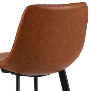 Barová židle Oregon hnědá 91,5 × 43,5 × 50 cm ACTONA