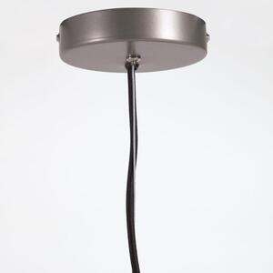 Šedé kovové závěsné světlo Kave Home Neus 31 cm