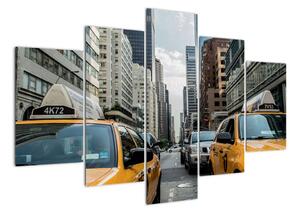 Obraz New-York - žluté taxi (150x105cm)