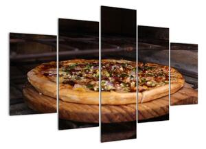 Obraz pizza - obraz do kuchyně (150x105cm)
