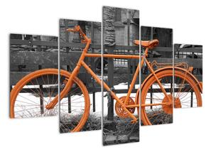 Obraz oranžového kola (150x105cm)