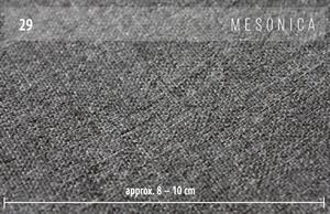 Šedá látková rozkládací pohovka Mesonica Munro 224 cm