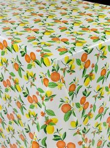 Ubrus PVC 5742510 citrusy oranžovo-žluté metráž, 20 m x 140 cm, IMPOL TRADE