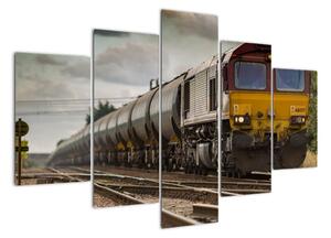 Obraz - jedoucí vlak (150x105cm)