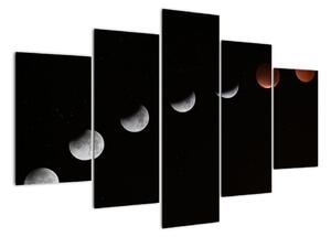 Fáze měsíce - obraz (150x105cm)
