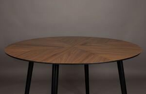 Ořechový jídelní stůl DUTCHBONE Clover 120 cm