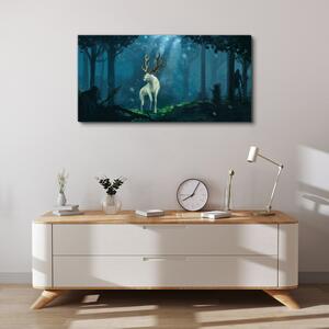 Obraz na plátně Obraz na plátně Lovci fantazie lesní zvířata