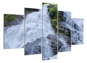 Obraz s vodopády na zeď (150x105cm)