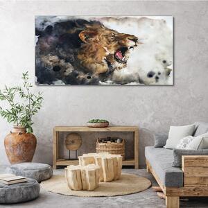 Obraz na plátně Obraz na plátně Abstrakce živočišného lva