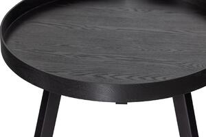 Hoorns Černý borovicový konferenční stolek Bea 60 cm