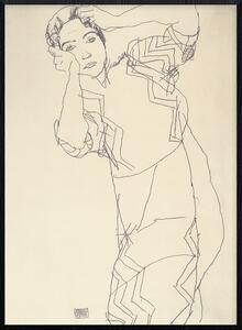 Plakát Egon Schiele - Friederike Maria Rozměr plakátu: A4 (21 x 29,7 cm)