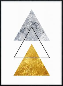 Plakát Trojúhelníky Rozměr plakátu: A4 (21 x 29,7 cm)