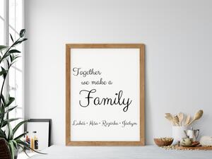 Plakát Family Rozměr plakátu: 50 x 70 cm